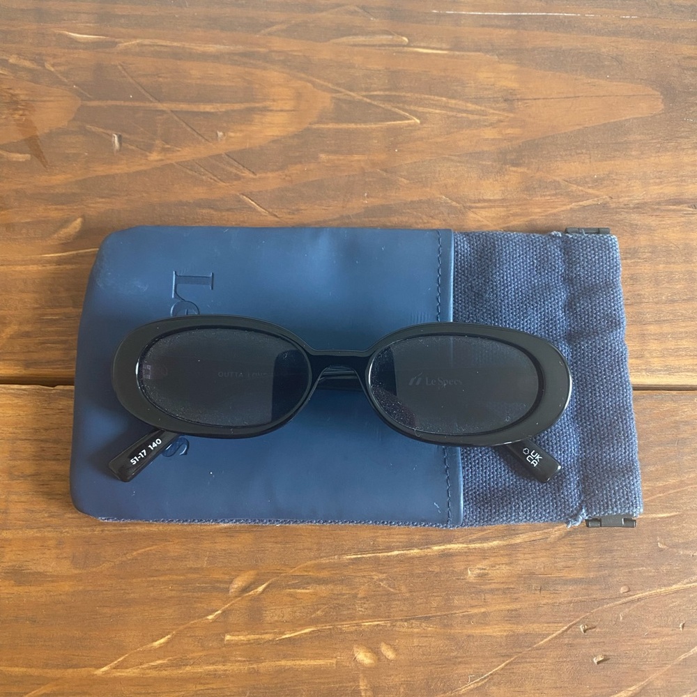 Le Spec Outta Love Oval Sunglasses